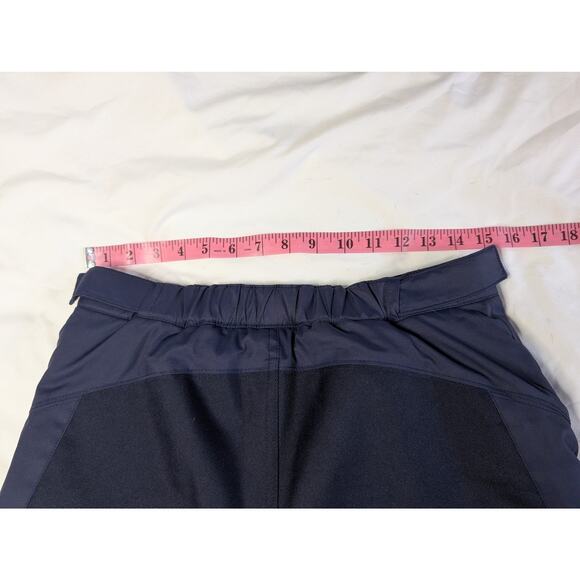 LL Bean Insulated Snow Ski Pants Navy Blue Nylon Mesh Lined Elastic Cuff Medium - Picture 8 of 10